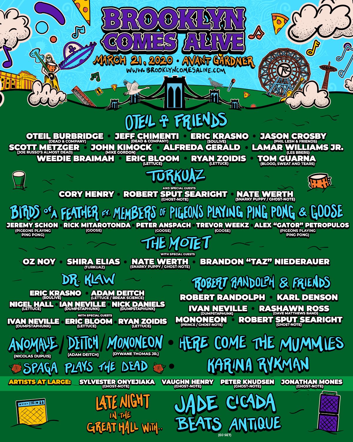 BCA 2020 Lineup